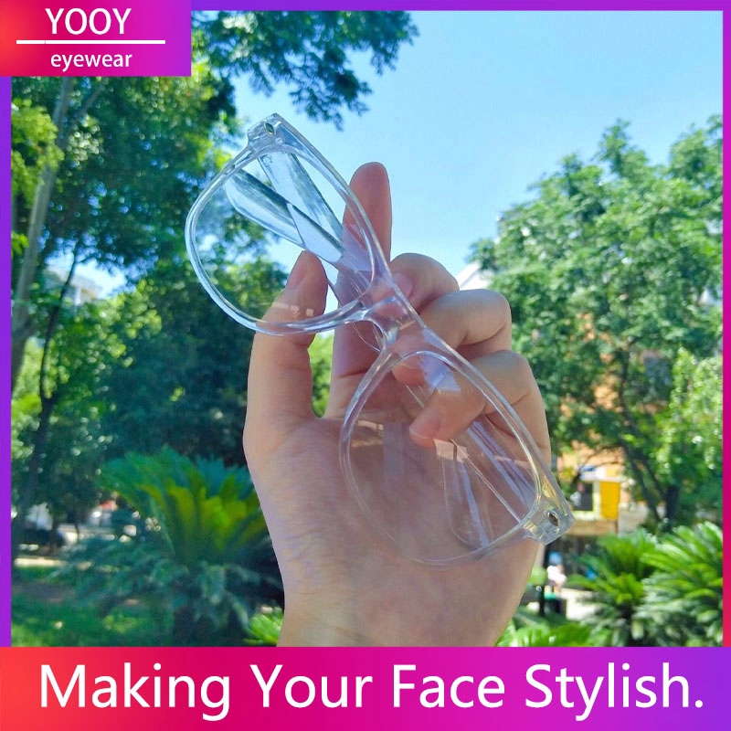 Mắt kính cận gọng màu trong suốt 0~400° hợp thời trang