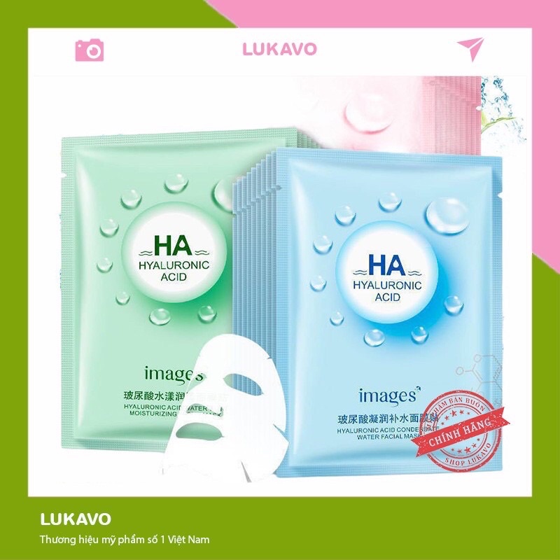 Mặt Nạ HA IMAGE - HYALURONIC ACID FACIAL MASK Cấp Nước Hàng Nội Địa Trung Chính Hãng