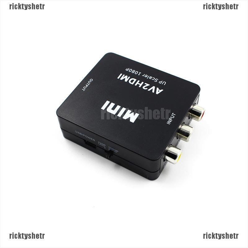 Bộ Chuyển Đổi Mini Rca Av Sang Hdmi 2 Hdmi 1080p