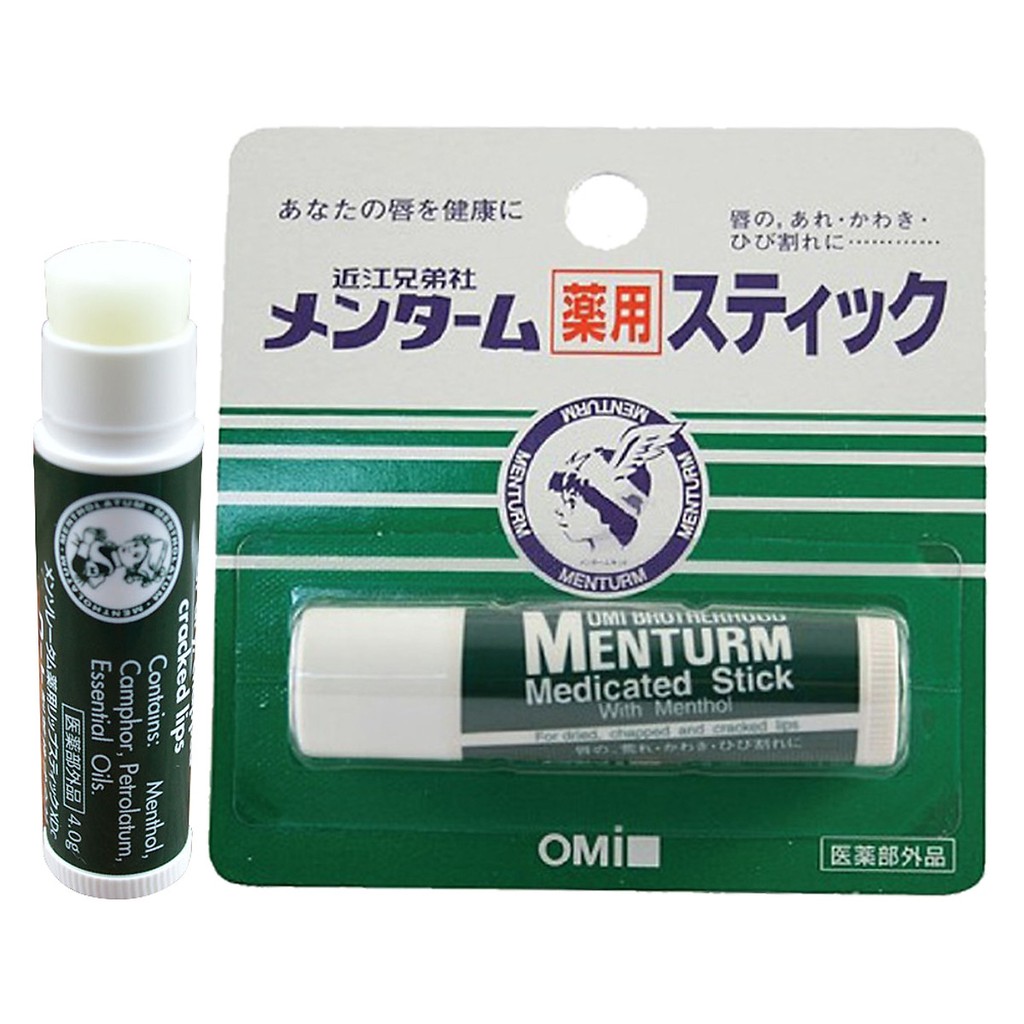 Son dưỡng môi Omi Menturm chống môi khô nứt nẻ