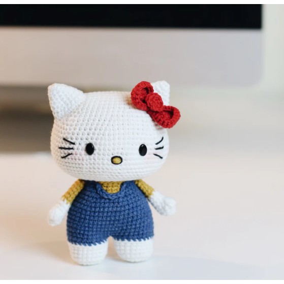 Diy] Hướng Dẫn Móc Len Hello Kitty Handmade – Bản Tiếng Việt – Đồ Chơi Trẻ  Em