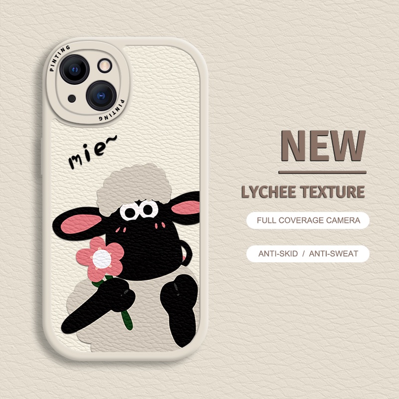 Ốp Điện Thoại Mềm Hình Cừu Hoạt Hình Cho iPhone 13 / 12 / 11 Promax 6 / 7 / 8 Plus / X / XR / Xs Max