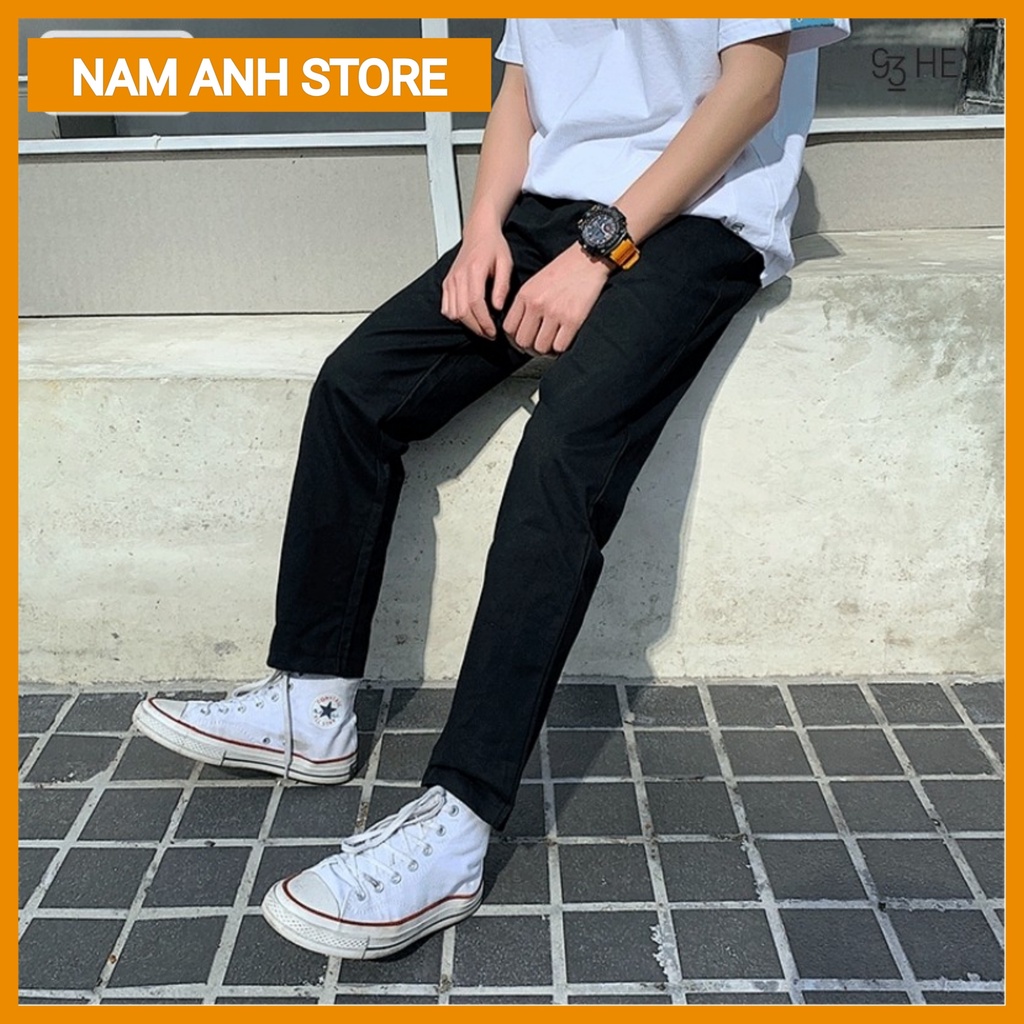 Quần Baggy KaKi Nam Nữ Unisex Basic Ulzzang Phong Cách