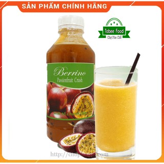 Sinh tố Chanh Dây BERRINO ( 1 lít ) - Nguyên Liệu làm Sinh Tố - Nước Trái Cây Hương Vị Tự Nhiên