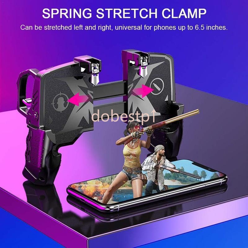 Tay cầm chơi game PUBG 4 ngón tiện dụng trên điện thoại 4.7-6.5"