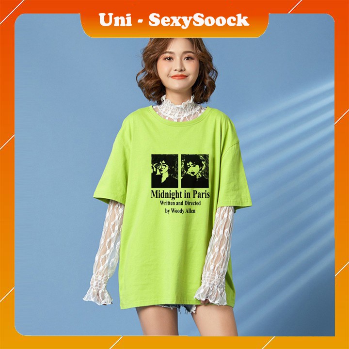 [Uni Trend] Áo Thun Tay Lỡ In MidNight in Paris, Cool Chất, thoáng mái, hút mồ hôi. Sản phẩm có rất nhiều màu đẹp  👌 | BigBuy360 - bigbuy360.vn