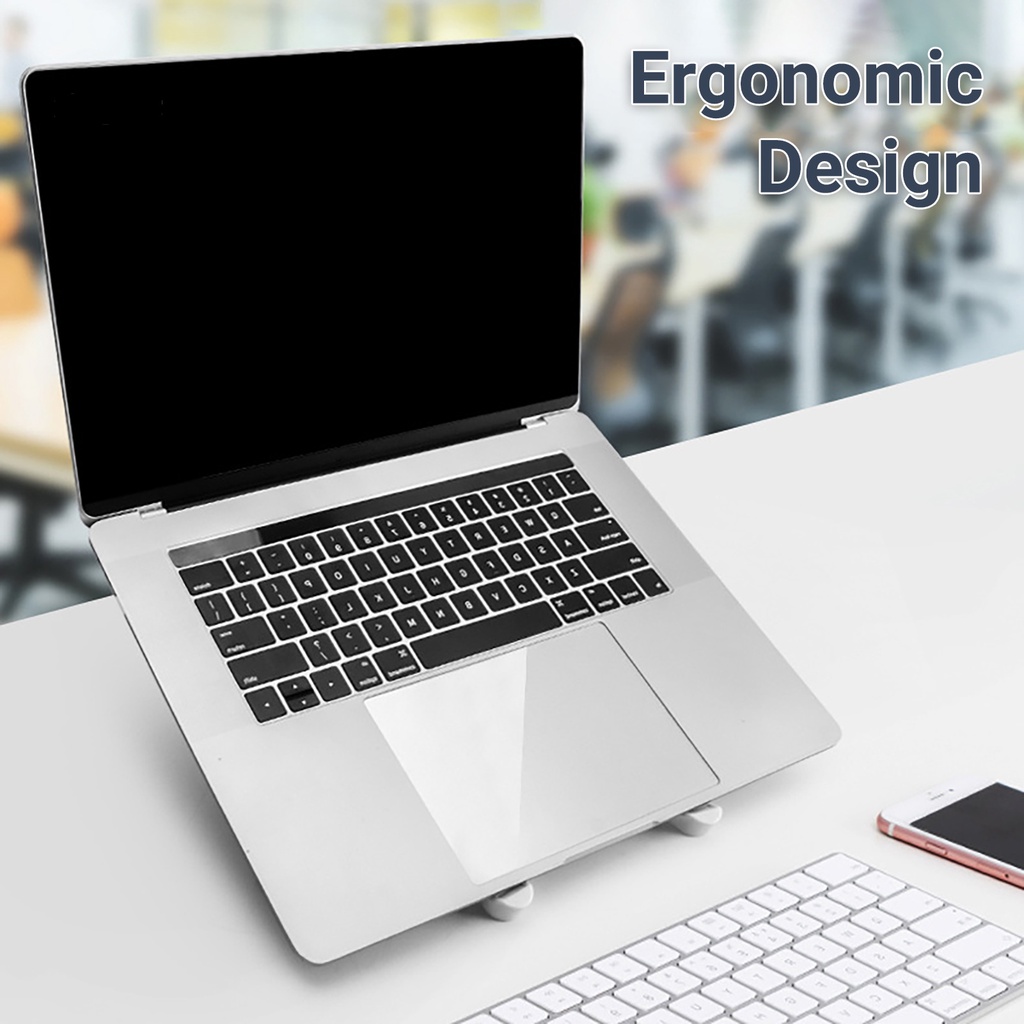 Giá đỡ laptop bằng hợp kim nhôm có thể điều chỉnh độ cao tiện dụng