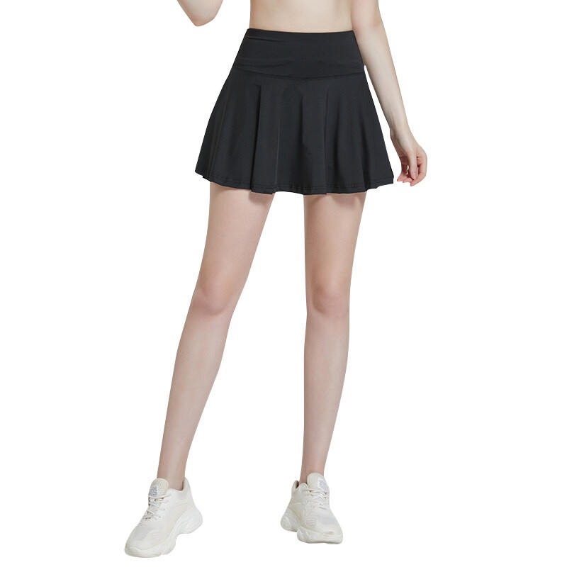 Chân Váy Xếp Li Lưng Cao Có Túi Dành Cho Nữ Tập Luyện Thể Thao Tennis