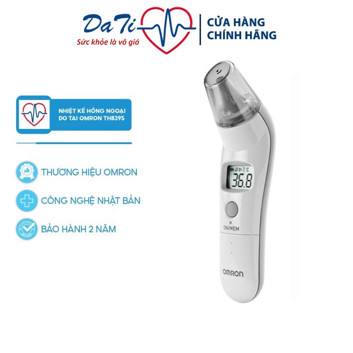 Nhiệt Kế Hồng Ngoại Đo Tai OMRON TH839S Cho Kết Quả Nhanh Chóng Chỉ Trong 1 Giây - DATI_MEDICAL