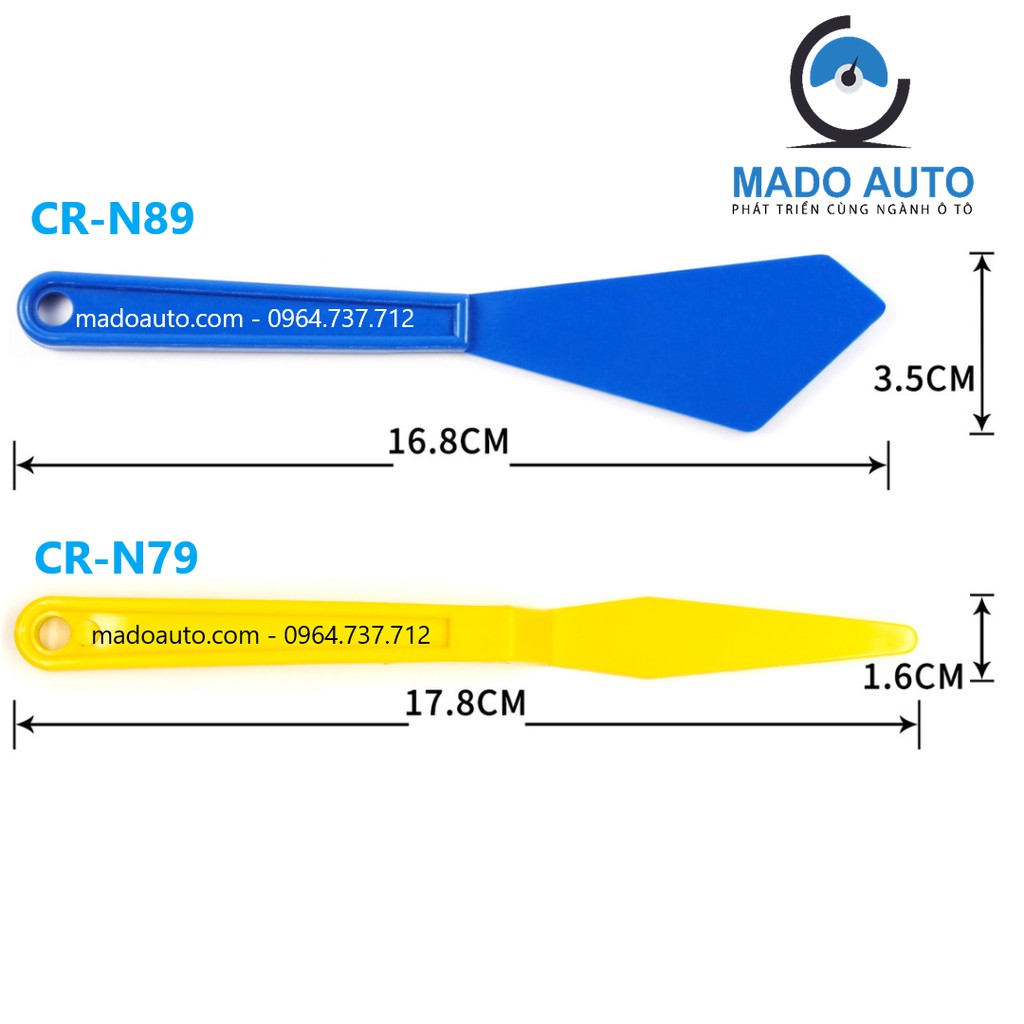 Dụng cụ Gạt nhựa dán film cách nhiệt Kính xe ô tô phim cách nhiệt nhà kính cỡ nhỏ làm góc khó chân kính MADO
