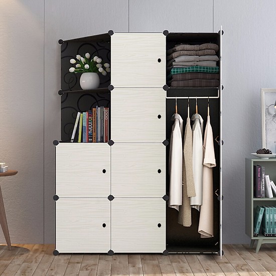 Tủ nhựa ghép đa năng sâu 47 12 ô (chọn hình theo phân loại) - bảo hành 1 năm