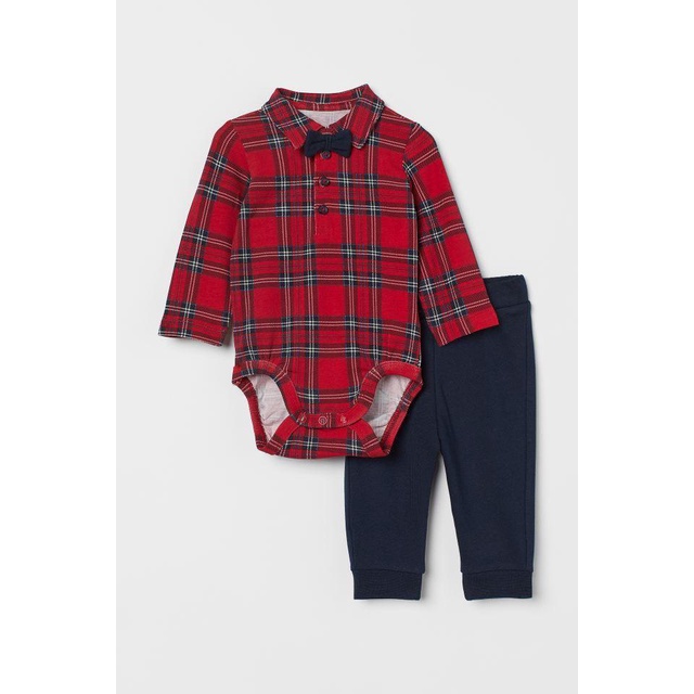 Set công tử cho bé sơ sinh HM US/ UK/Japan size 1-2m, 2-4m, 4-6m, 6-9m