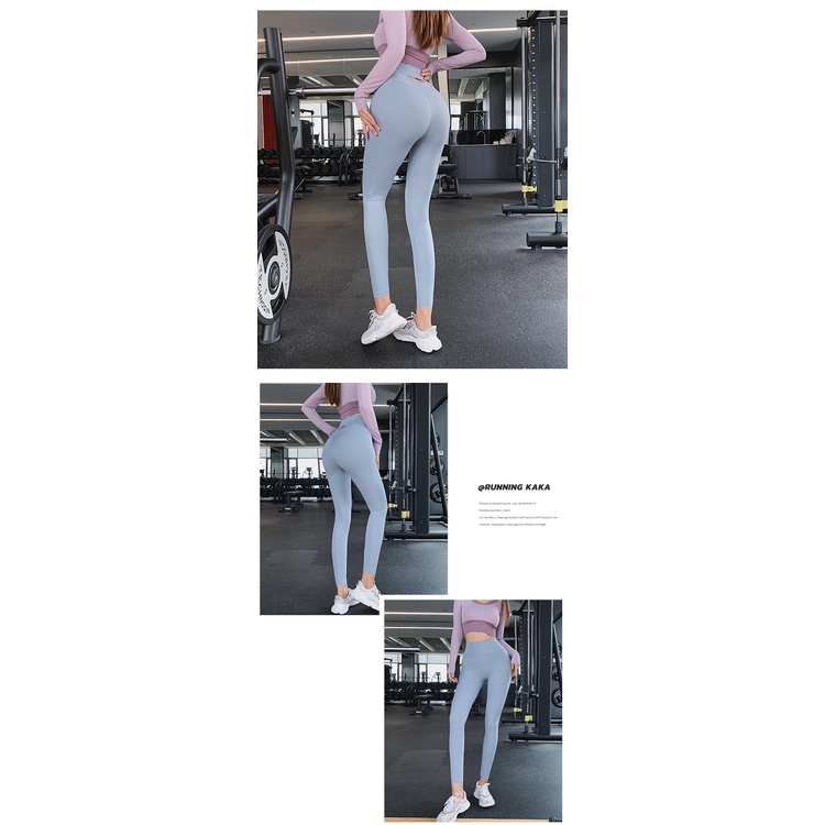 Quần legging tập yoga nâng hông kiểu dáng trẻ trung thời trang quyến rũ