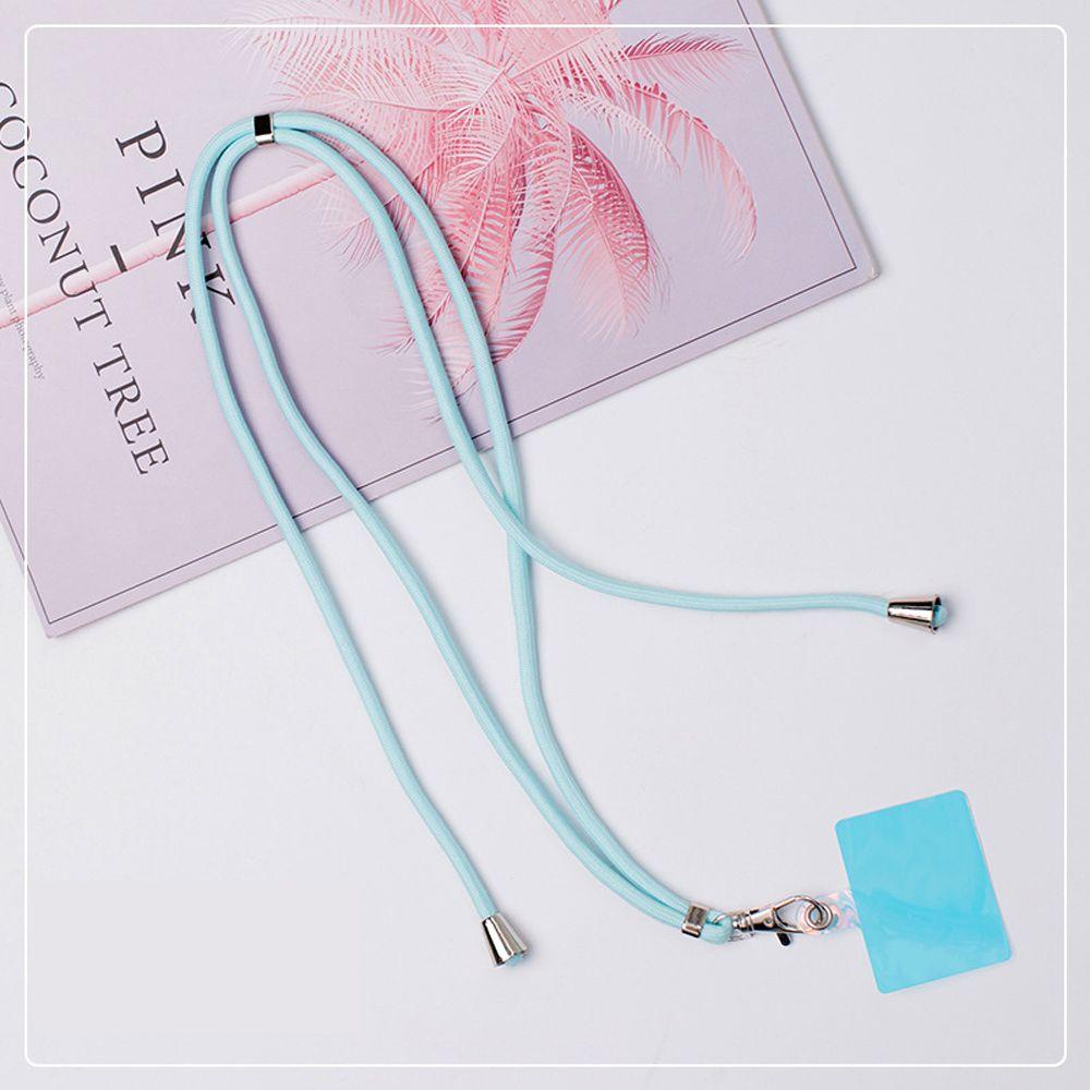 GLENES Universal Phone Lanyards Adjustable Nylon Soft Rope Crossbody Patch Phone Lanyards Mobile Phone Accessories Anti-lost Fashion Halter Safety Back Sticker Mobile Phone Strap/Multicolor