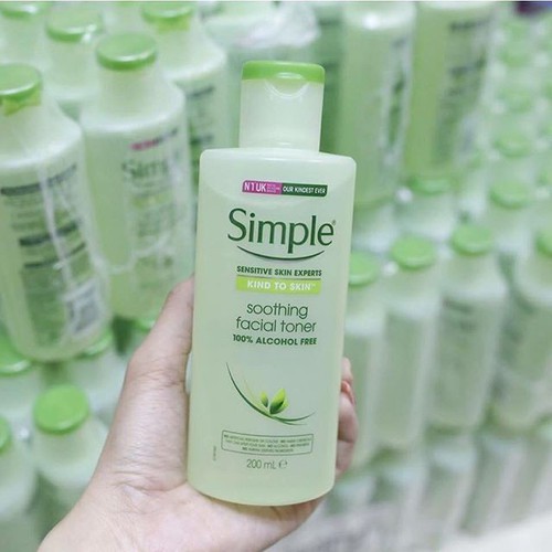 Nước Hoa Hồng Lành Tính Simple 200ml.