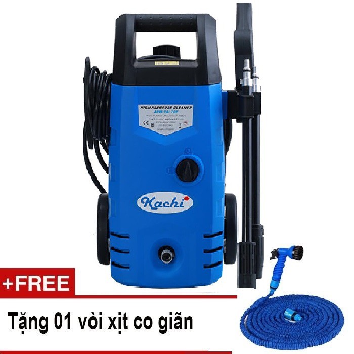Máy Phun Xịt Rửa Cao Áp Tự Hút Nước Kachi 2018 + Tặng 1 Vòi Xịt Co Giãn