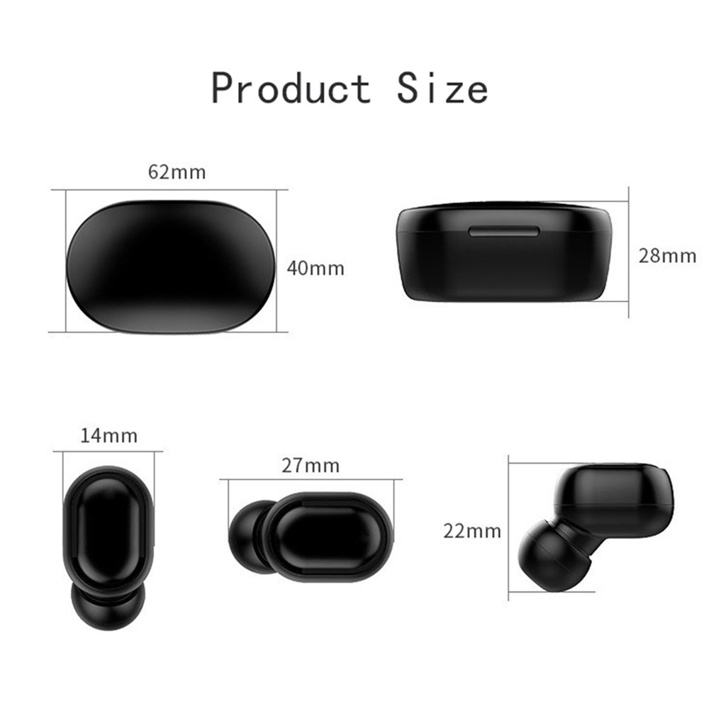 A7S TWS IP67 Waterproof Earbuds Bluetooth Earphones Bluetooth 5.0 True Wireless Headset HiFi Headphone With Charging Box