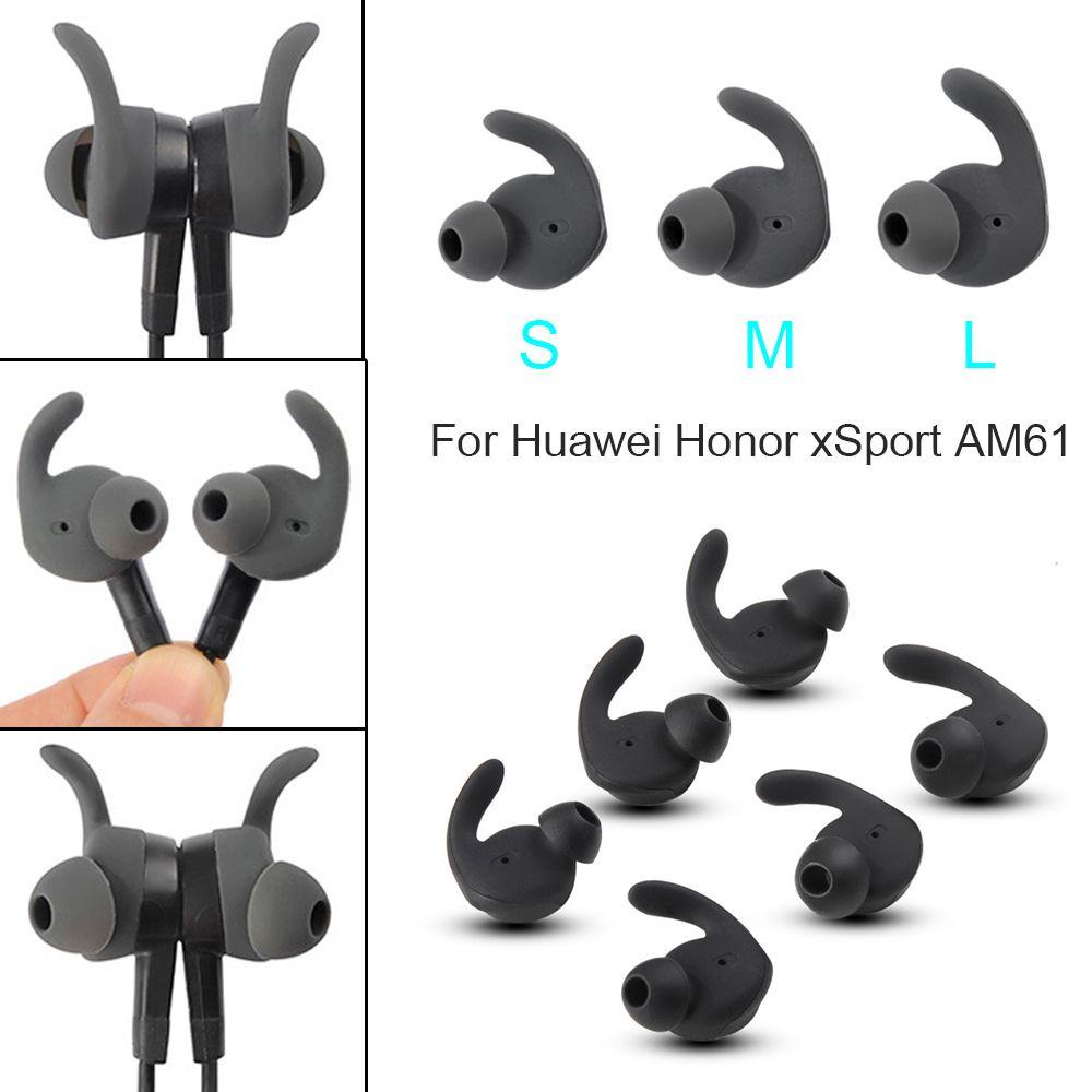 MYRONGVN Set 3 Cặp Nút Tai Nghe Bằng Silicon Mềm Chống Bụi Cho Huawei Honor xSport AM61
