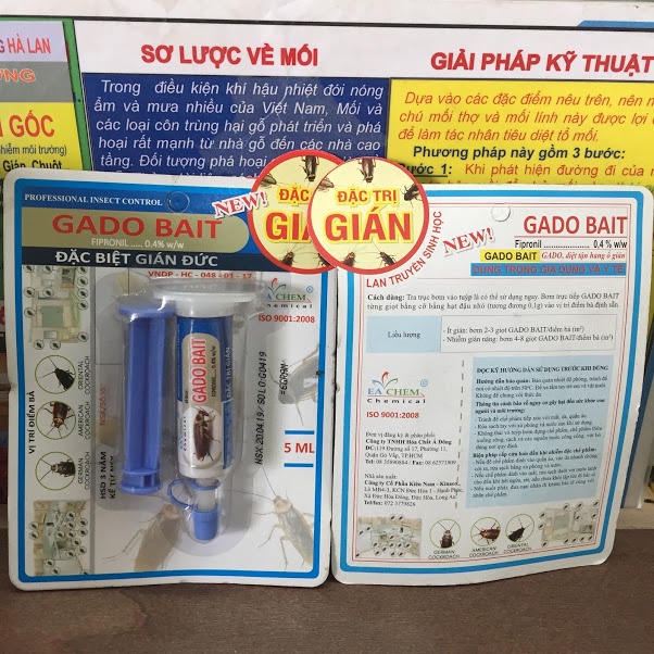 Mồi diệt gián tiện dụng trong nhà Gado bait 5ml