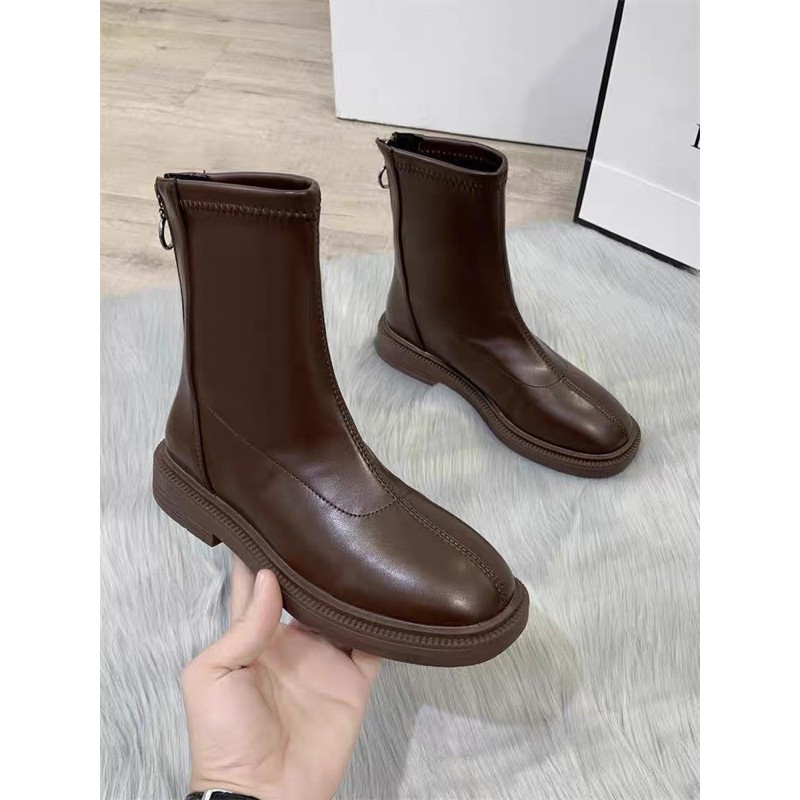 [Mã FASHIONGREEN15 giảm 10% tối đa 30k đơn từ 99k] {SẴN} BOOTS DA ĐẾ BỆT | CÓ LÓT LÔNG | HÀNG LOẠI 1 | BigBuy360 - bigbuy360.vn