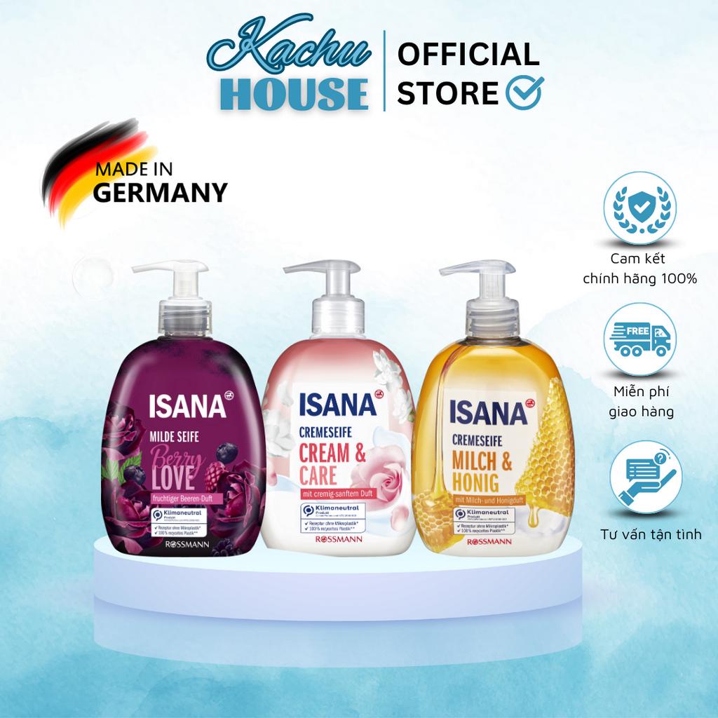 Nước rửa tay diệt khuẩn ISANA 500ML - Sạch khuẩn, thơm ngọt hương hoa trái - Hàng Đức
