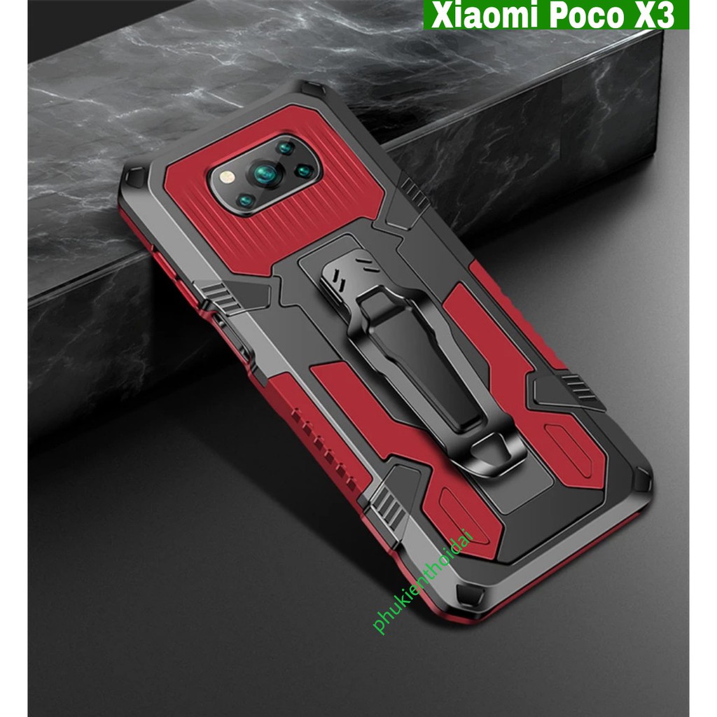 Ốp lưng Xiaomi Poco X3 / Poco X3 Pro chống sốc kiểu dáng siêu anh hùng cao cấp