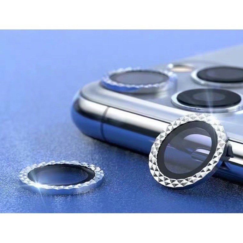 Bộ dán likGus bảo vệ mắt camera kim cương cho iPhone 13 12 Mini, 12, 12 Pro, 12 Pro Max, 11, 11 Pro max đủ màu máy titan