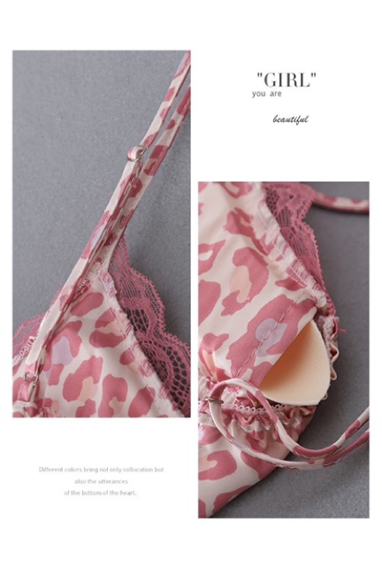 SX 547-1 bộ lụa satin beo hồng siêu xinh - đồ ngủ cao cấp (kèm mút ngực ) -KellyWang