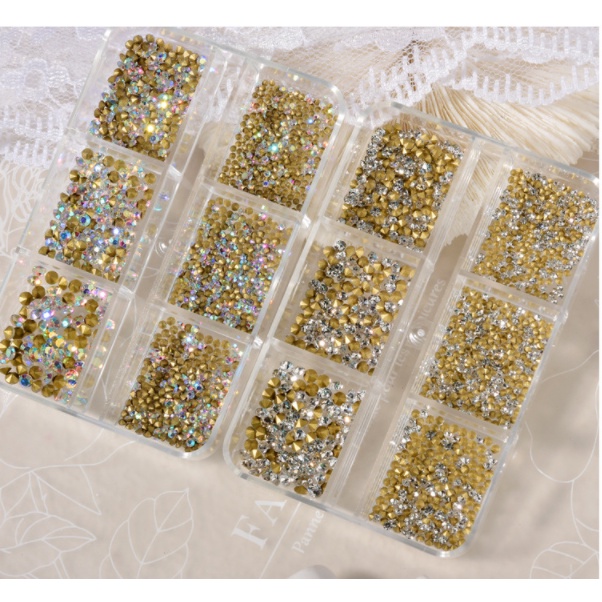 Đá chân nhọn trang trí nail