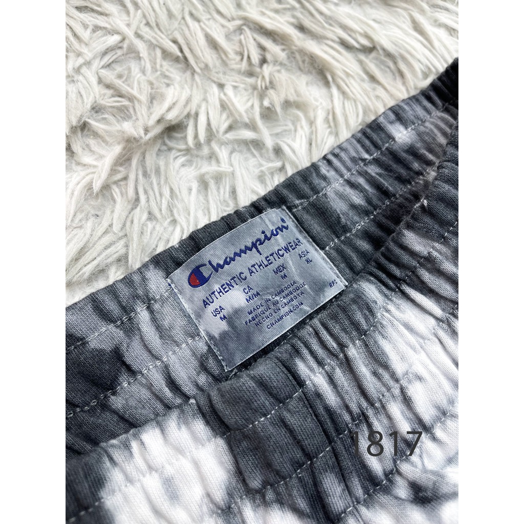 (HÀNG XUẤT XỊN) Quần short phối màu loang 1817 CHAM TYE DYE  Made in Cam/bo/dia full-tag-code