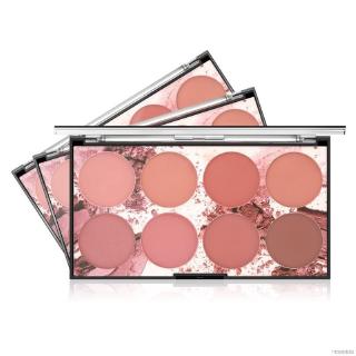 Bảng phấn má hồng 8 màu MISS ROSE chống nước lâu trôi