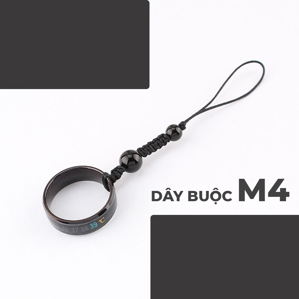 ✅ Dây Buộc Điện Thoại, Usb, Chìa Khóa Có Nhẫn Đeo Tay Thông Minh Cảm Biến Đo Nhiệt Độ