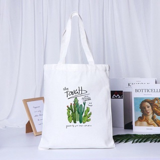 Túi Tote Đeo Chéo Cầm tay In Xương Rồng Dễ Thương dành cho nữ