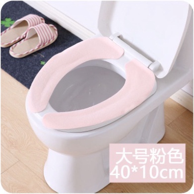 Vỏ bọc bệ ngồi bồn cầu phối lông dày giữ ấm mùa đông ILY
