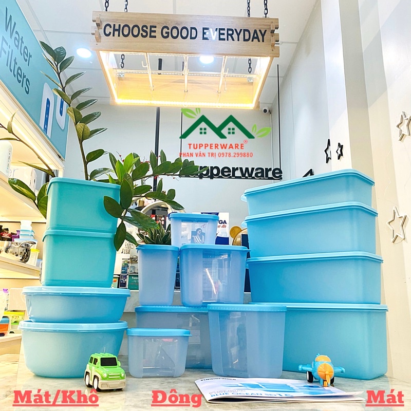 Bộ Hộp Trữ Mát & Đông Blue Ocean Set 15