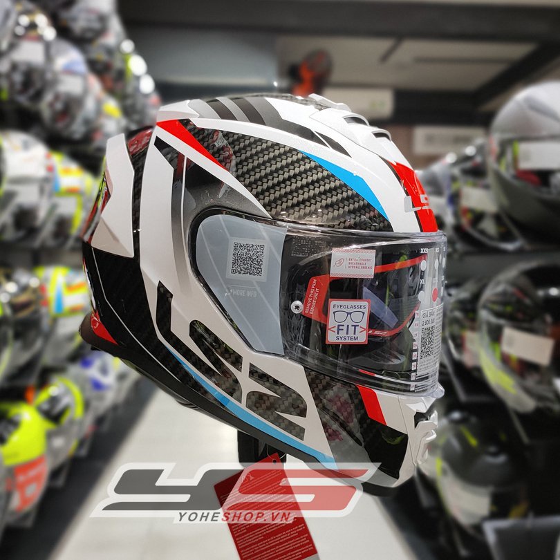 MŨ BẢO HIỂM LS2 FF800 RACER - FULLFACE 2 KÍNH - Tặng kèm Pinlock 750k