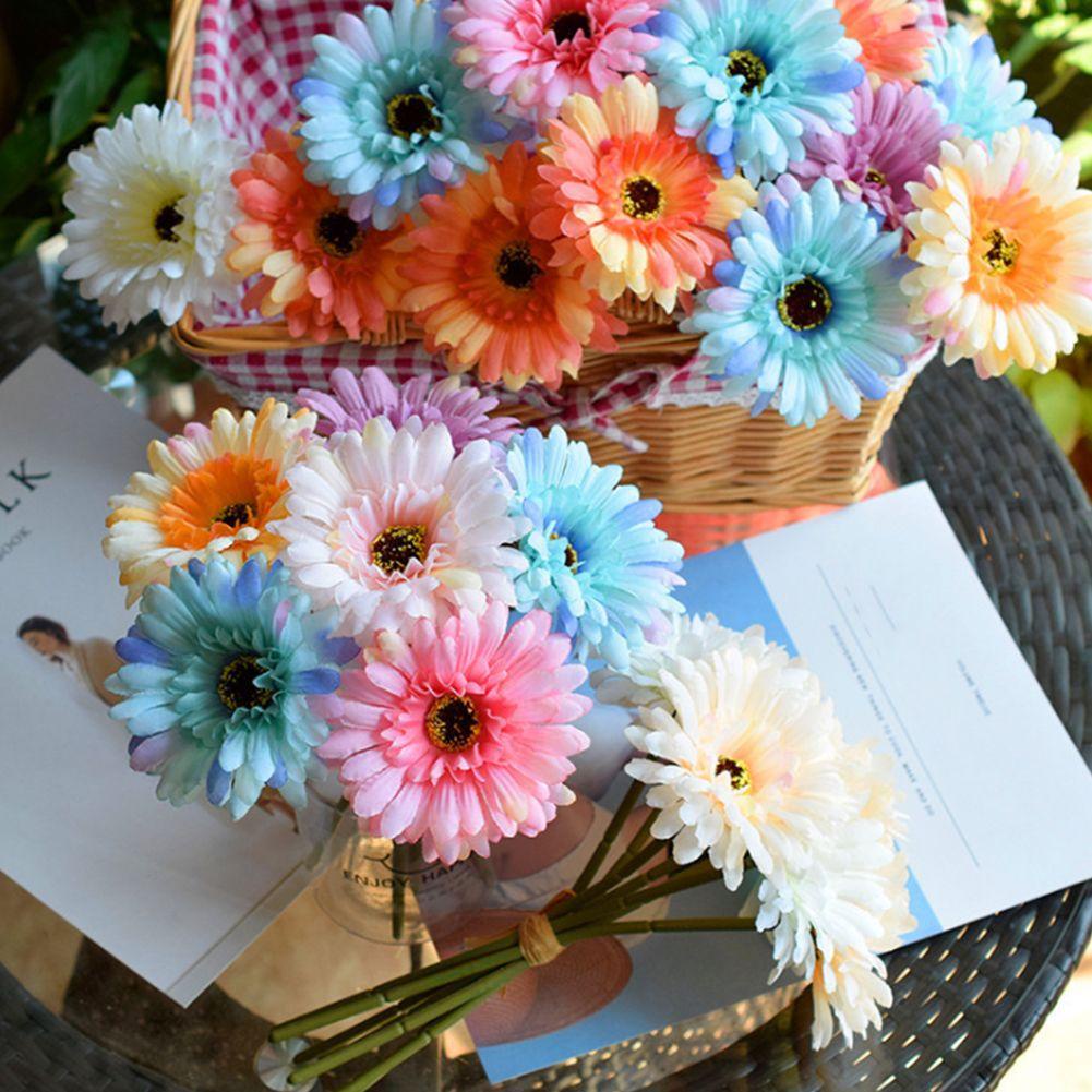 KUNHEV Bó Hoa Mẫu Đơn Giả Nhiều Màu Trang Trí