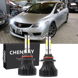 2 đèn pha led sáng 9006 hb4 6000k cho honda civic fd 2005-2011