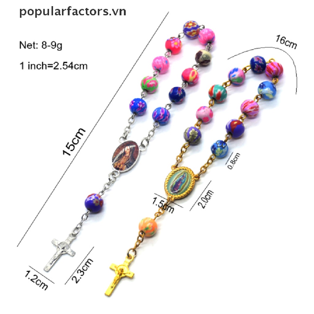 [Phổ Biến] Trang Sức Hạt Rosary Virgin Mary Christian [VN]