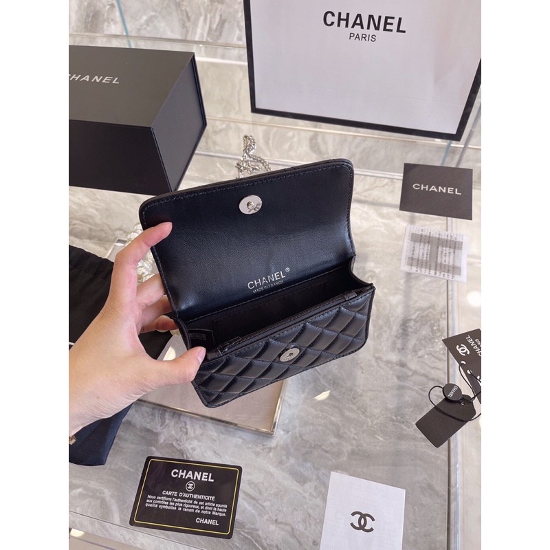 Túi Chánel chất da thật sz 17 Hàng Supper order trung