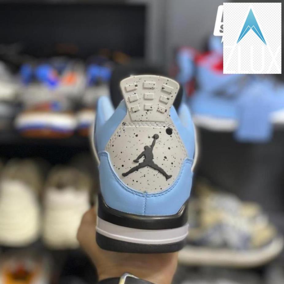 Giày sneaker ,giày bóng rổ : Jordan 4 retro UNC - bản 1:1 . ! * ! ; #