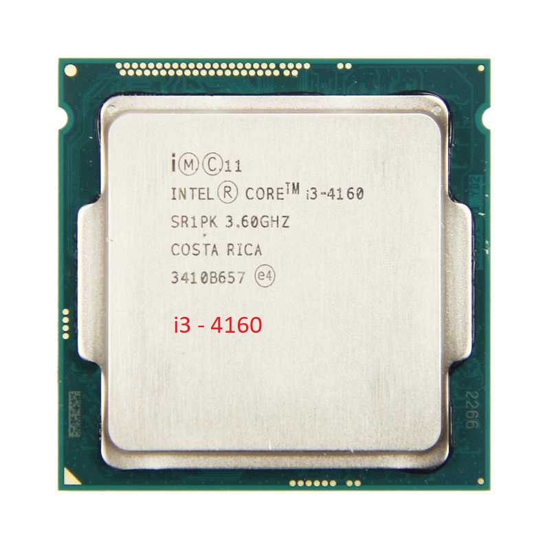 CPU Intel Core i3 4160 (3.6Ghz / 3MB Cache / socket 1150) - Đã Qua Sử Dụng, Không Kèm Fan