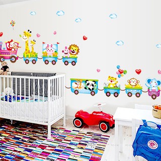Decal dán tường - Đoàn tàu Thomas -MJ7001