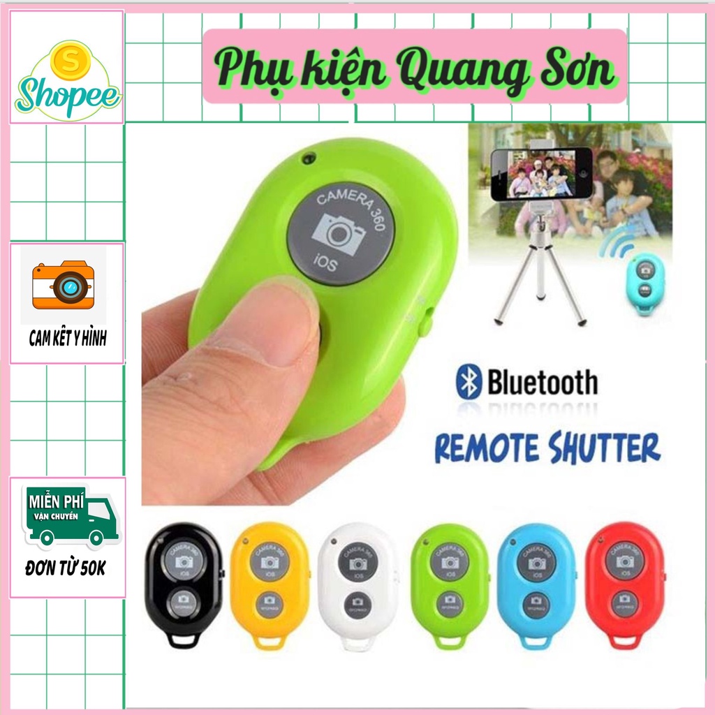 [HOT] Remote Chụp Ảnh Bluetooth Tích Hợp Hệ Điều Hành Andoird Và IOS