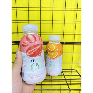 Nước uống sữa trái cây th true juice milk chai 300ml