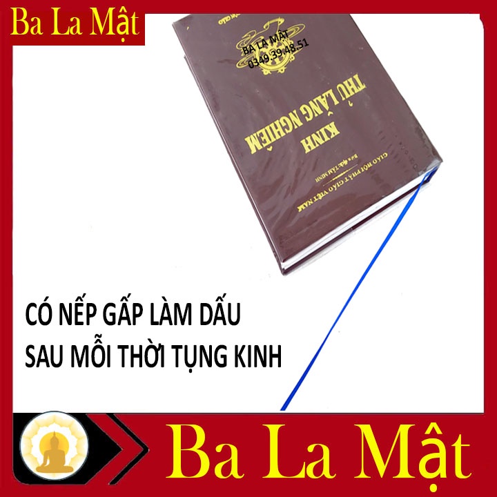 Sách - Kinh Thủ Lăng Nghiêm Trọn Bộ Bìa Da - Ba La Mật