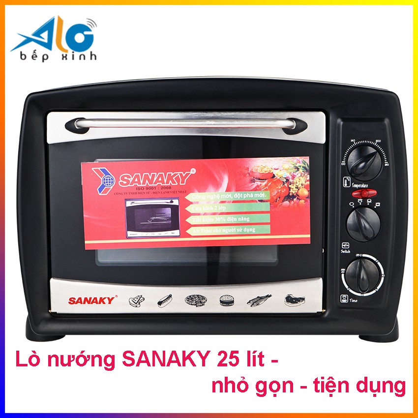 Lò nướng Sanaky 25 lít VH259S2D - Alo Bếp Xinh