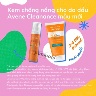 KEM CHỐNG NẮNG AVENE FLUID / CLEANANCE SPF50+ 50ML