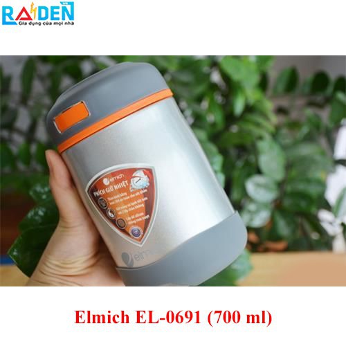 [TB02] Bình đựng thức ăn giữ nhiệt Elmich 700ml EL-0691 / 2240691