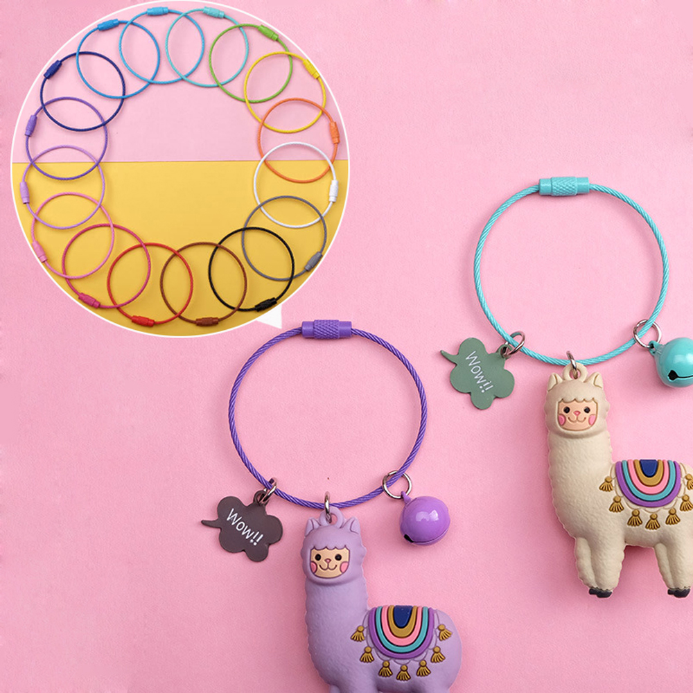 Set 5 / 10 Móc Khóa Kim Loại Xinh Xắn